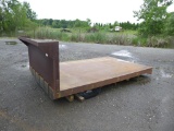 12' FLAT STEEL DUMP BODY W/ BULKHEAD