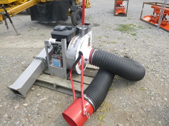 LITTLE WONDER 18HP BRIGGS TRUCK LOADER LEAF VAC RUNS