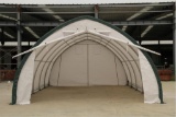 BRAND NEW 20'X30'X12' STORAGE SHELTER PEAK CEILING, COMMERCIAL FABRIC, ROLL