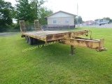 2001 KAUFMAN 18' + 5' DOVETAIL DUAL T/A TRAILER Year: 2001 Make: KAUFMAN Mo