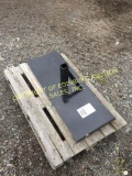 NEW RECEIVER HITCH PLATE FOR SKID STEER ATTACH