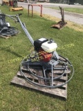 POWER TROWEL W/ HONDA MOTOR RUNS/WORKS