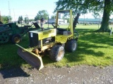 MIDMARK 6' TRENCHER 4CYL GAS W/ PLOW LIFT RUNS/MOVES. MODEL: 321. SN: 82199