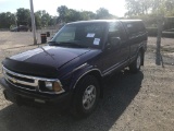 1996 Chevrolet S-10 4X4 LS W/ FIBERGLASS CAP Year: 1996 Make: Chevrolet Mod