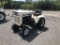 WHITE FMC BOLENS G14 RIDING MOWER NO DECK. RUNS.