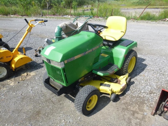 JOHN DEERE 265 LAWN TRACTOR W/ KAWASAKI JOHN DEERE 265 LAWN TRACTOR W/ KAWA