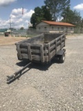 8' X 4' S/A TRAILER W/ WOODEN SIDES Make: 8' X 4' S/A TRAILER Model: W/ WOO