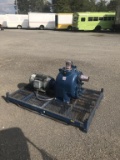 SUPER T SERIES SELF PRIMING CENTRIFUGAL PUMP RUNS. FOR IMPELLING WATER. SN#