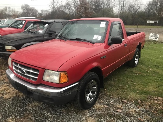 2001 Ford Ranger 2WD 2001 Ford Ranger XL 2WD I4, 2.5L Condition: ENGINE RUN