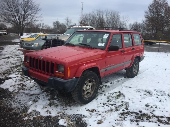 2001 Jeep Cherokee 4X4 2001 Jeep Cherokee Sport 4X4 I6, 4.0L Condition: ENG