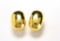 ITEM 25: 18KT DOMED AND POLISHED STUD EARRINGS