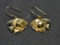 ITEM 59:14kt EARRINGS SIMPLE PIERCED HOOK FITTINGS