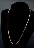 ITEM 91: 14kt. YELLOW GOLD COBRA NECKLACE CHAIN
