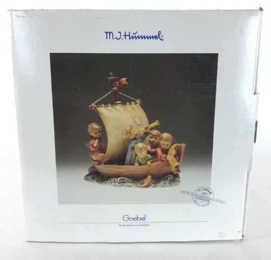 German Goebel Hummel “Land in Sight”  #190  9” with Original Box