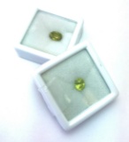 Pair of Madagascar Sphene 1.84 and 3.01 ct Oval Loose Stones