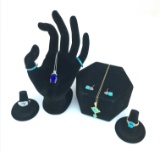 Collection of Sterling Silver Rings, Necklaces, and Earrings