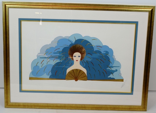 Listed Artist, ERTE, Signed Serigraph "Storm" #LXXVIII/CCL