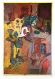 Listed Artist, Harry Nadler, Oil on Canvas, Painting Untitled 1960