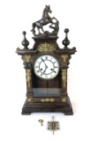 German Iron Horse Clock