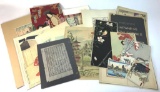 Collection of Numerous Vintage Oriental Asian Wood Block Prints, Paintings, Pictures, & Prints