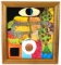 David Carlson, Framed Mixed Media on Board