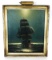 Beautiful Antique Oil on Canvas of a Ship at Sail in the Moonlight Signed