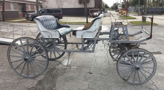 Vintage Horse Drawn Carriage Surrey from St. Augustine
