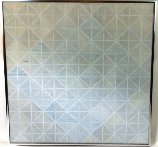 Harry Nadler, Framed Acrylic on Canvas, 1974