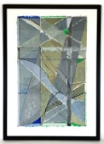 Harry Nadler, Framed Acrylic Painting , 1984