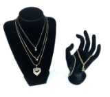 Vintage Collection of 14 KT Yellow Gold Necklaces with Pendants, and Bracelets 16.5 Grams
