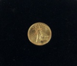 United States 1990 $10.00 1/4 Ounce Fine Gold Standing Liberty Gold Coin Bullion