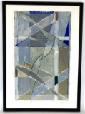 Harry Nadler, Framed Acrylic Painting , 1984