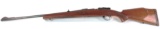 Vintage Belgium Sporterized Mauser Gun 7 MM REM MAG Rifle, Serial # 4333