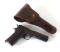 Colt 1911 45 ACP Pistol with Holster, Mfg 1918 Firearm
