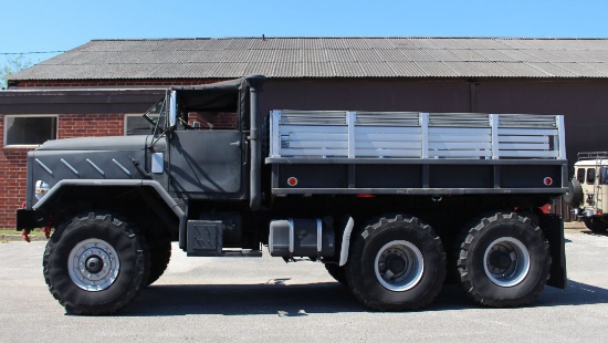 1988 BMY M931A2 5 Ton Gray 6x6 Cargo Truck with Cummings Diesel Engine