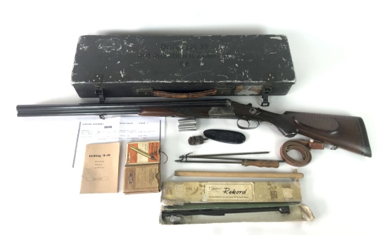 Sauer & Sons Model Drilling 12ga Shotgun Firearm