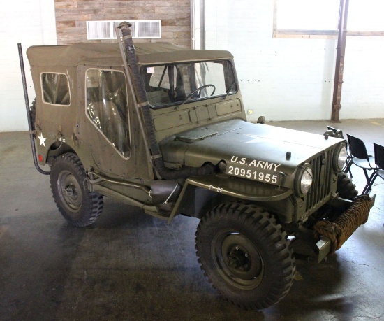 1951 Willys M38 ¼ Ton 4X4 Utility US Military Jeep Truck