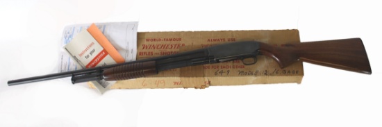 Winchester Model 12, 16 Guage Pump Shotgun Firearm in Original Box