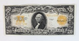 Series of United States 1922 $20 Gold Certificate