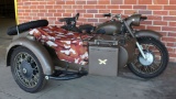 1977 DNEPR MT Russian Military Motorcycle w Sidecar