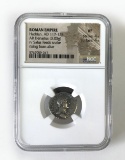 NGC Graded Ancient Coin, Roman Empire, Hadrian, AD 117-138, Graded VF