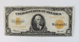 United States Series of 1922 $10 Gold Certificate