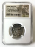 NGC Graded Ancient Coin, Syria, Antioch, Nero, AD 54-68, Graded Ch F