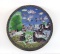 Vintage Asian Cloisonne Decorative Plate Charger 25” Diameter