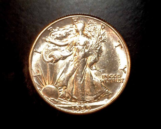 1939-D  Walking Liberty Half Dollar