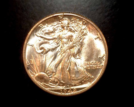 1942-D  Walking Liberty Half Dollar