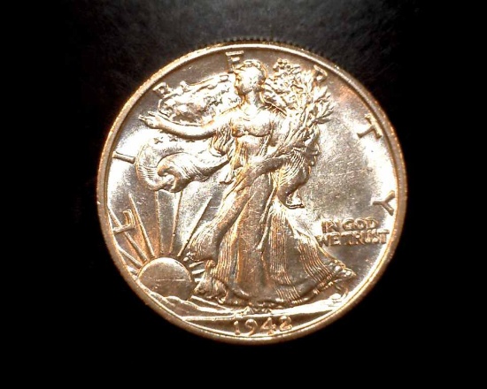 1942-S  Walking Liberty Half Dollar