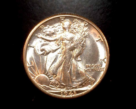 1943-S  Walking Liberty Half Dollar