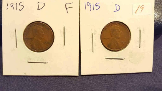 2—1915d  Lincoln Cents