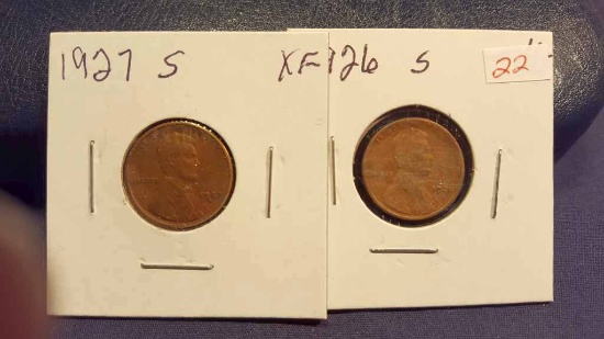 1926s, 1927s  Lincoln Cents